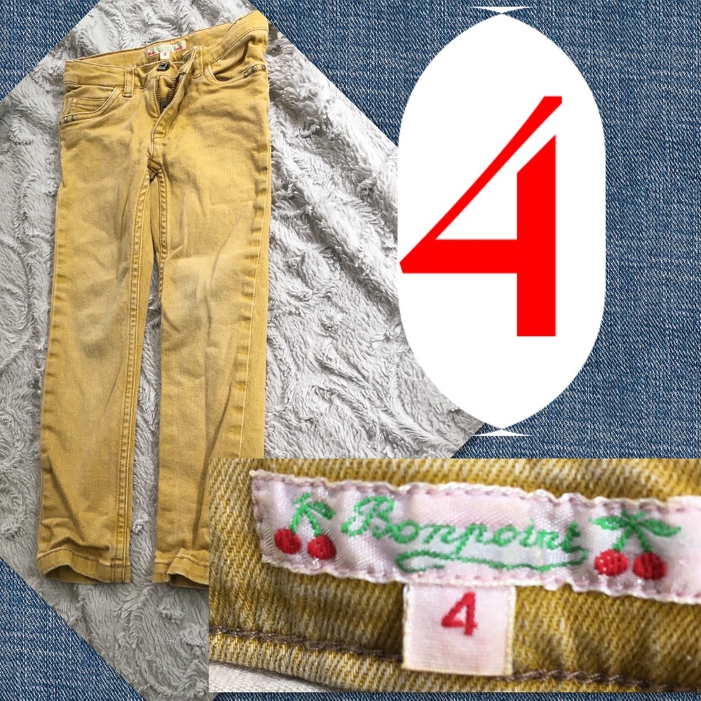 Sz 4 Mustard Girls Jeans
